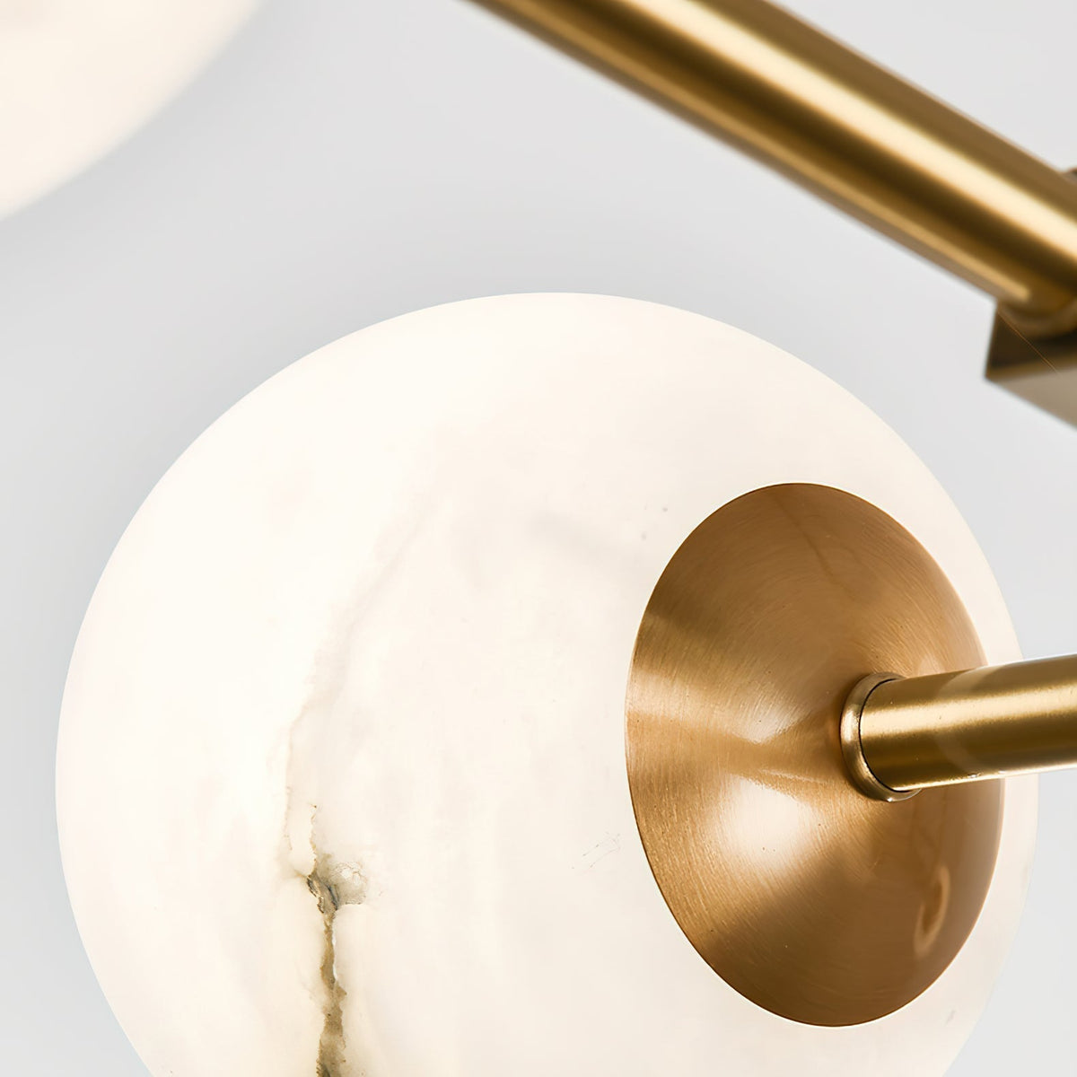 Zovenel Lustre Laiton Albâtre Art Nordique Premium - Neutralighting