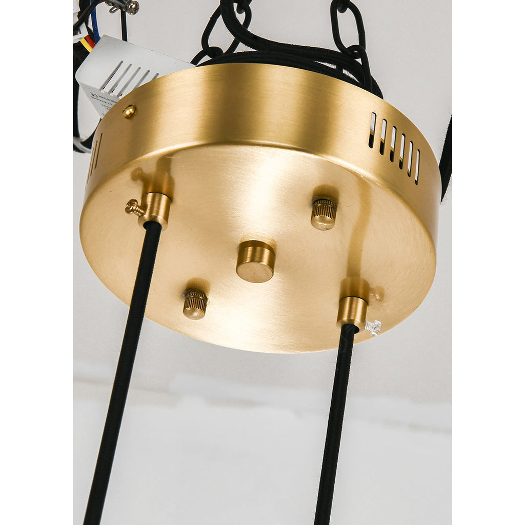 Zovenel Lustre Laiton Albâtre Art Nordique Premium - Neutralighting