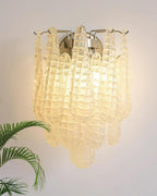 Mazzega Applique Murale Cascade en Verre en Forme de Goutte - Neutralighting