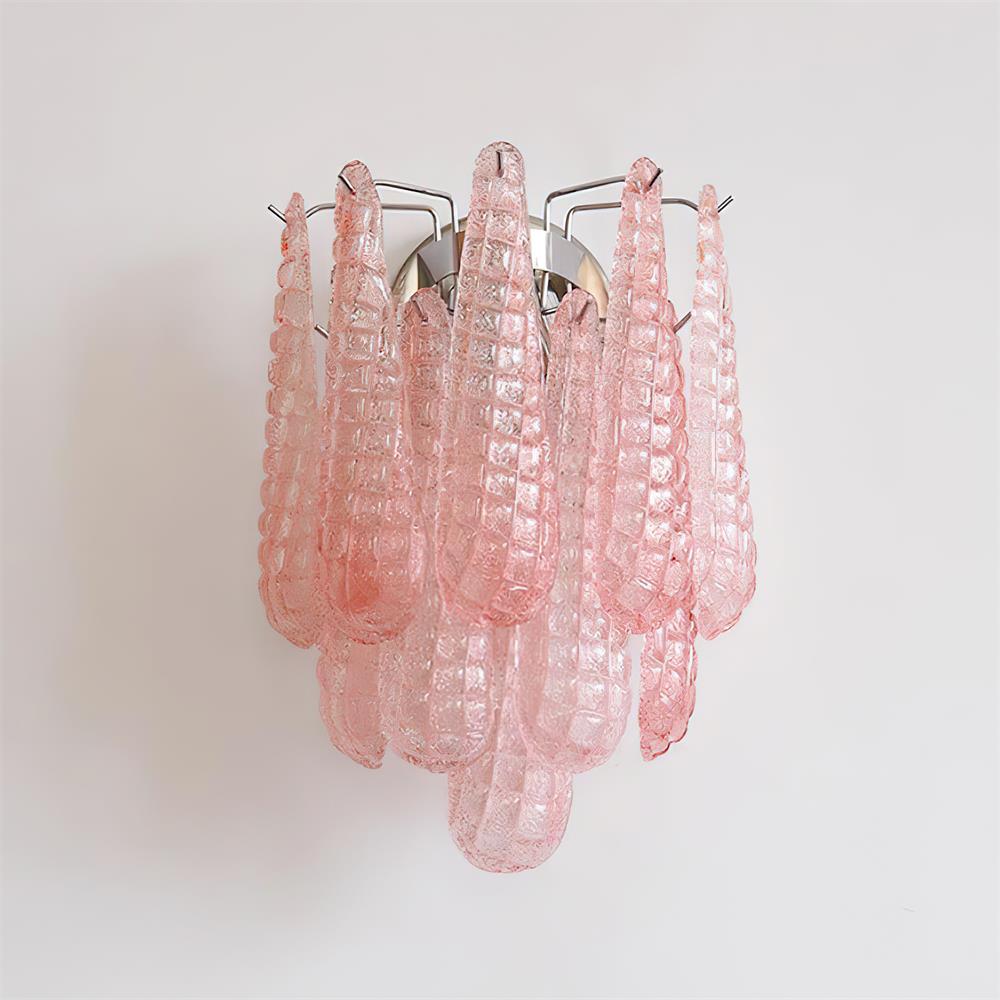 Mazzega Applique Murale Cascade en Verre en Forme de Goutte - Neutralighting