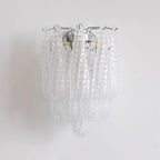 Mazzega Applique Murale Cascade en Verre en Forme de Goutte - Neutralighting