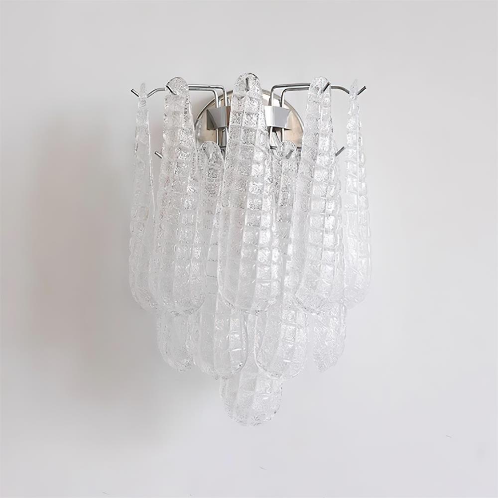 Mazzega Applique Murale Cascade en Verre en Forme de Goutte - Neutralighting