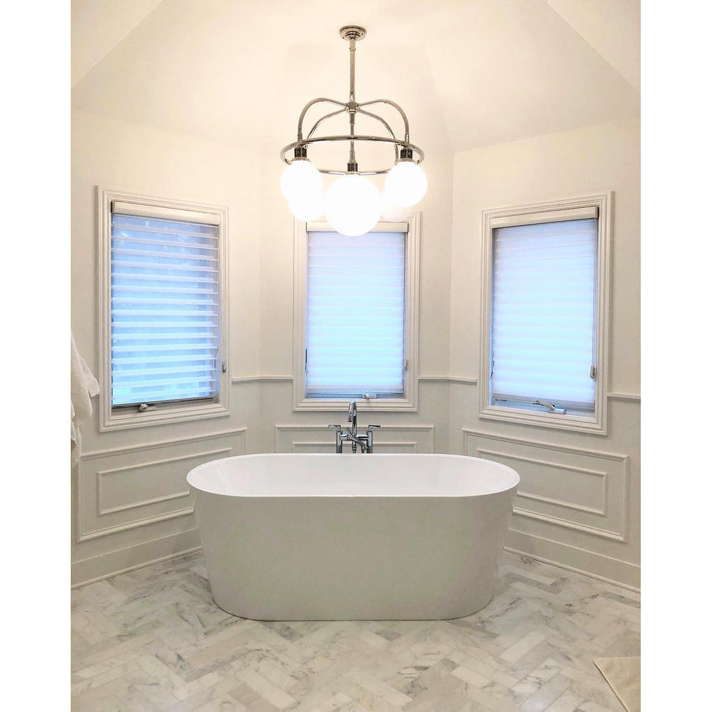 Vathea Lustre Métal Verre Minimaliste Moderne - Neutralighting