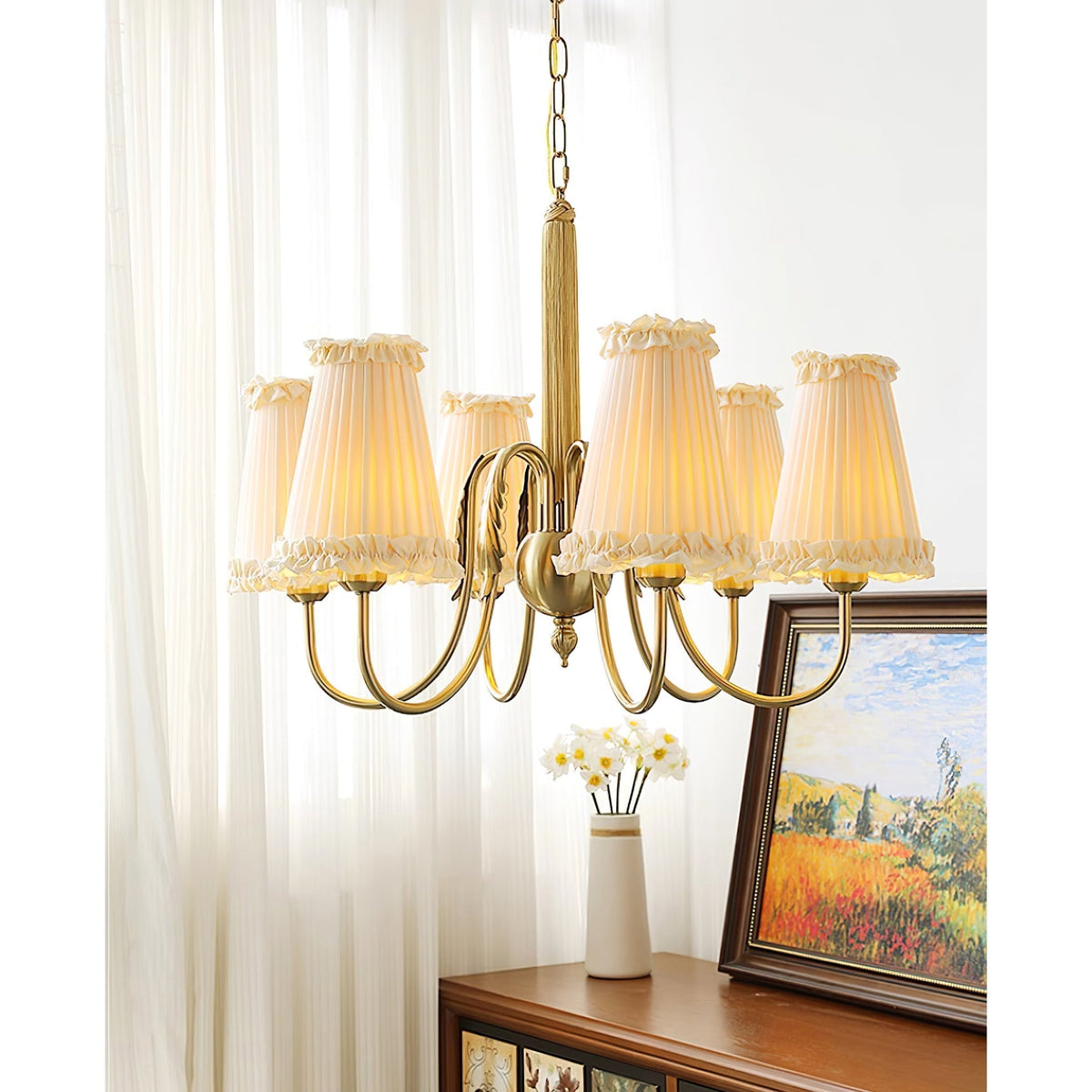 Ervaren Lustre Tissu Luxe Postmoderne Vintage - Neutralighting