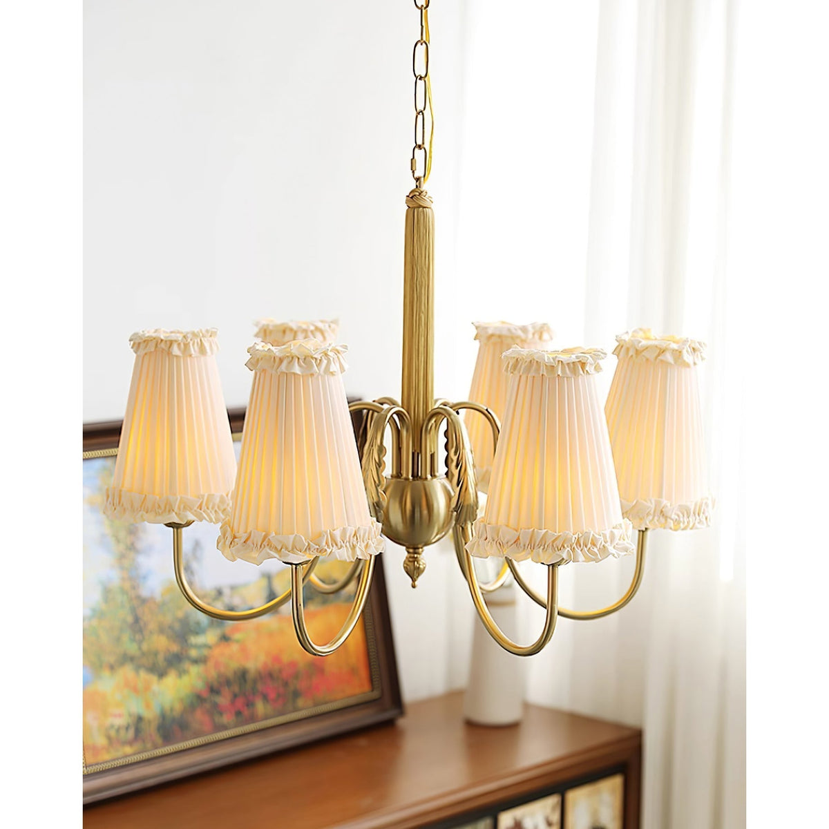 Ervaren Lustre Tissu Luxe Postmoderne Vintage - Neutralighting