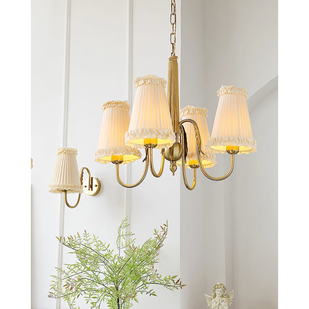 Ervaren Lustre Tissu Luxe Postmoderne Vintage - Neutralighting