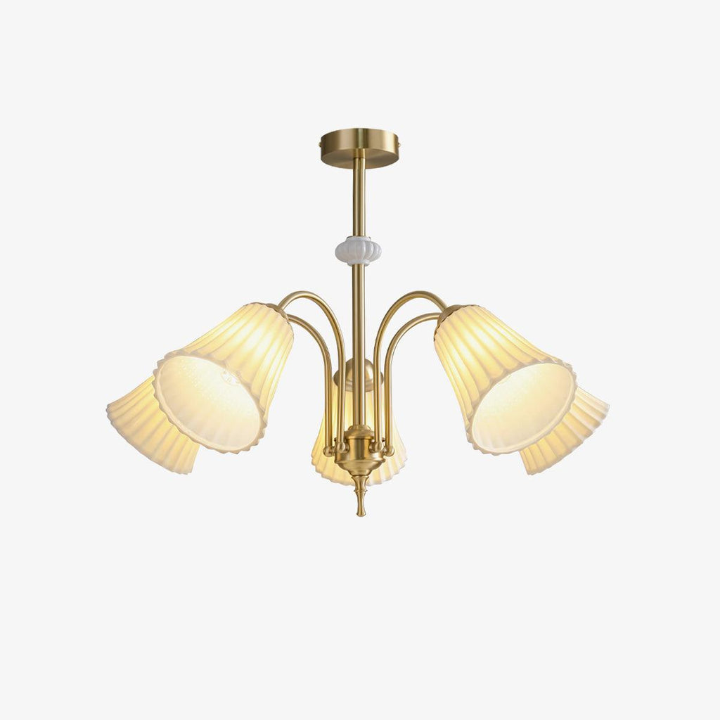 Silas Chandelier Vintage en Céramique - Neutralighting
