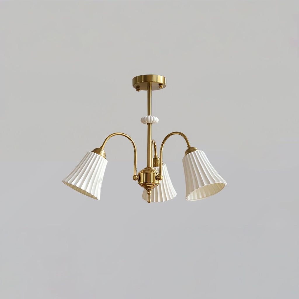 Silas Chandelier Vintage en Céramique - Neutralighting