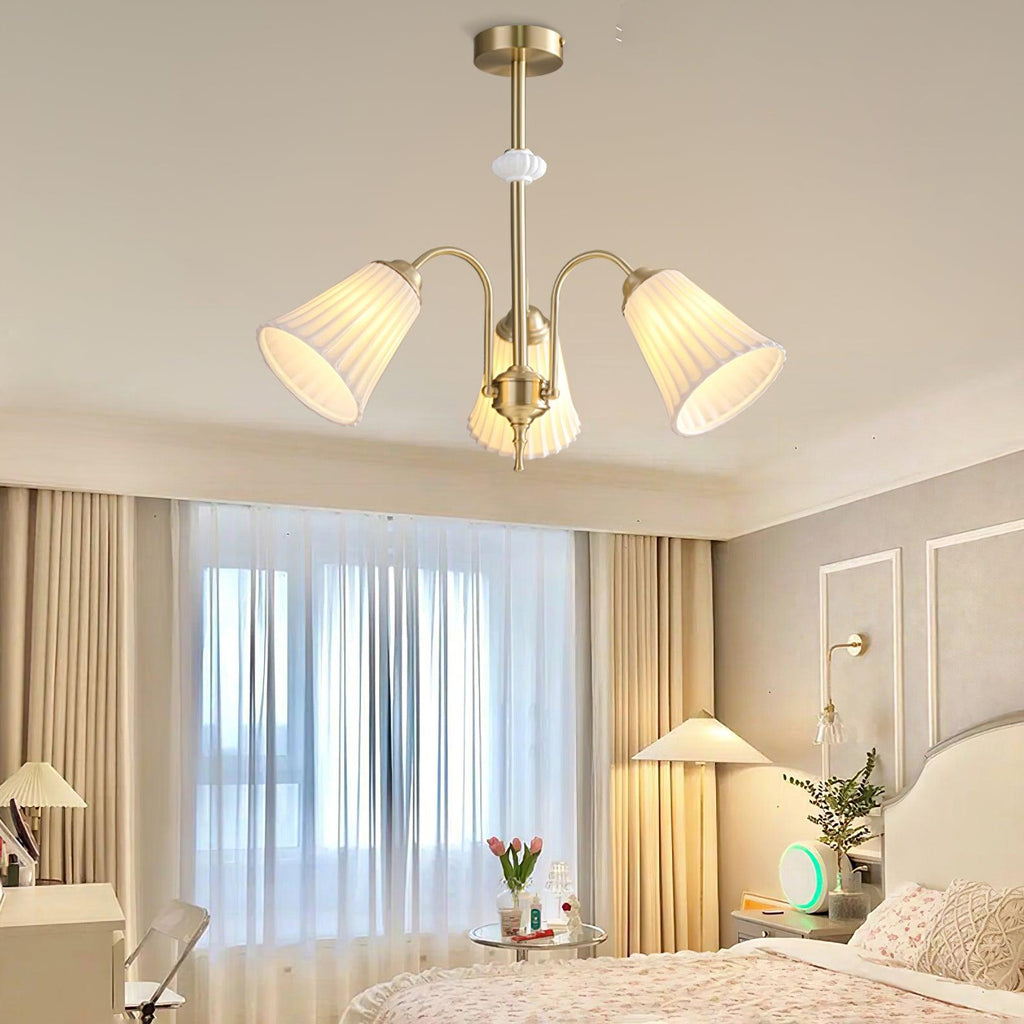 Silas Chandelier Vintage en Céramique - Neutralighting