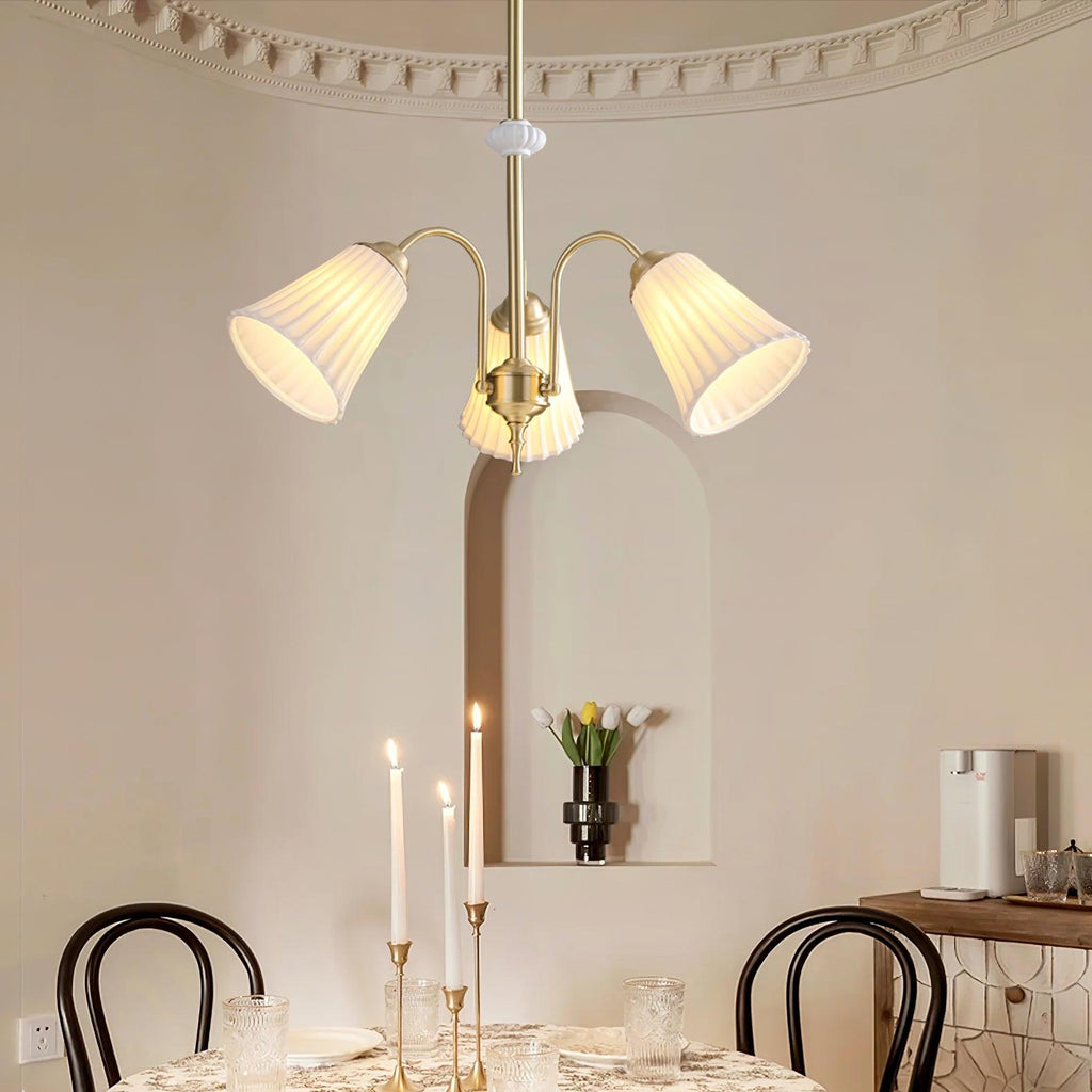 Silas Chandelier Vintage en Céramique - Neutralighting
