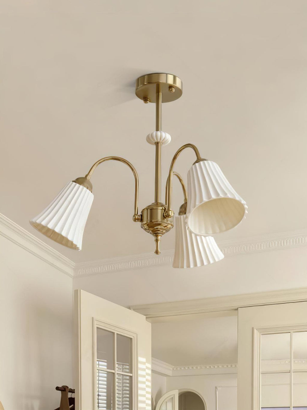 Silas Chandelier Vintage en Céramique - Neutralighting