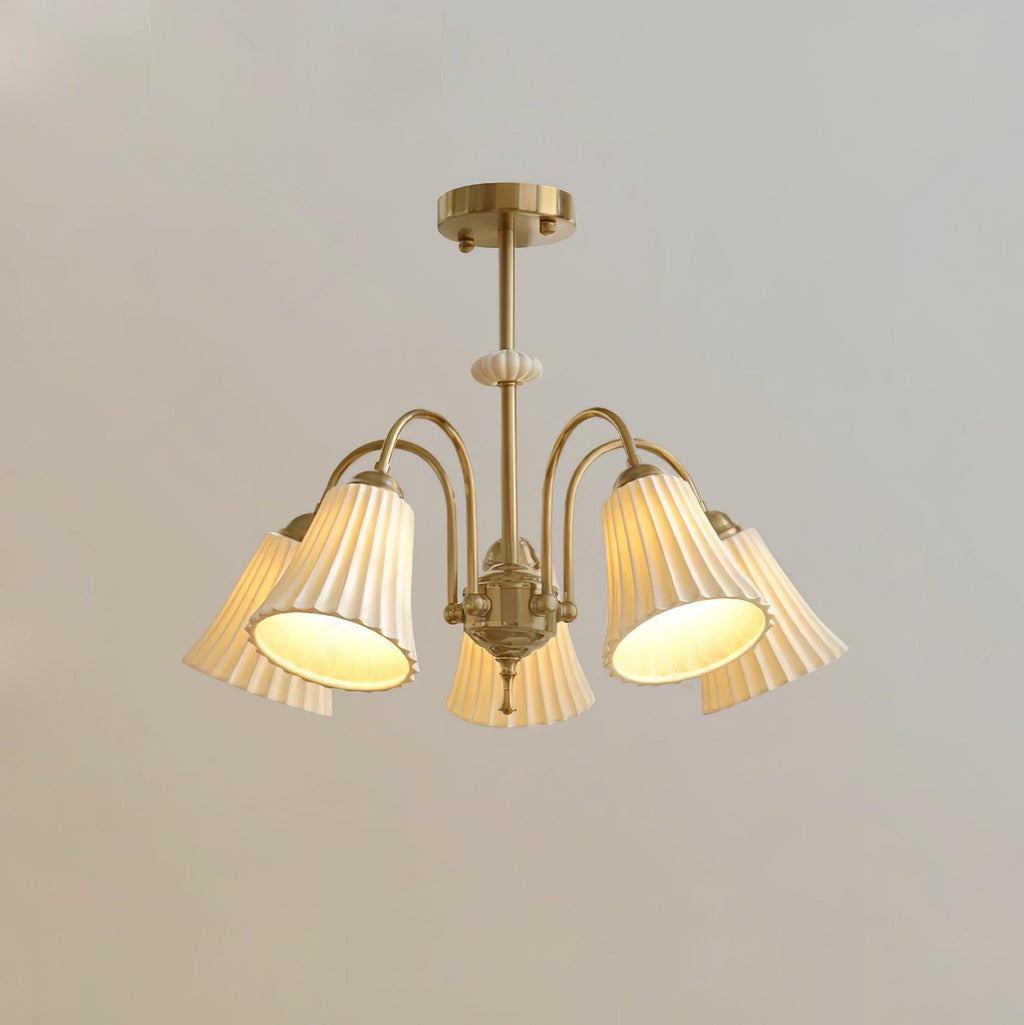 Silas Chandelier Vintage en Céramique - Neutralighting
