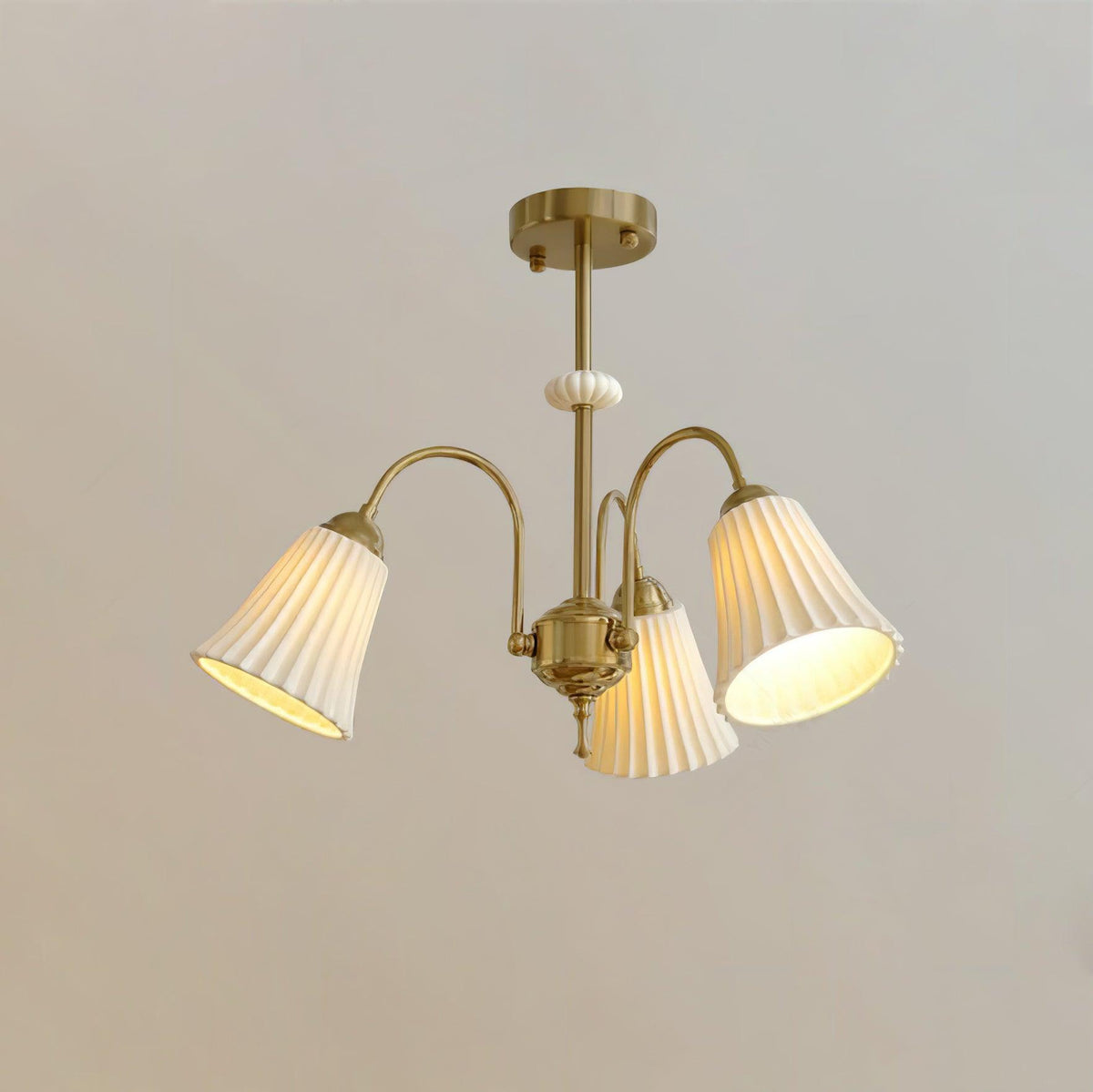 Silas Chandelier Vintage en Céramique - Neutralighting