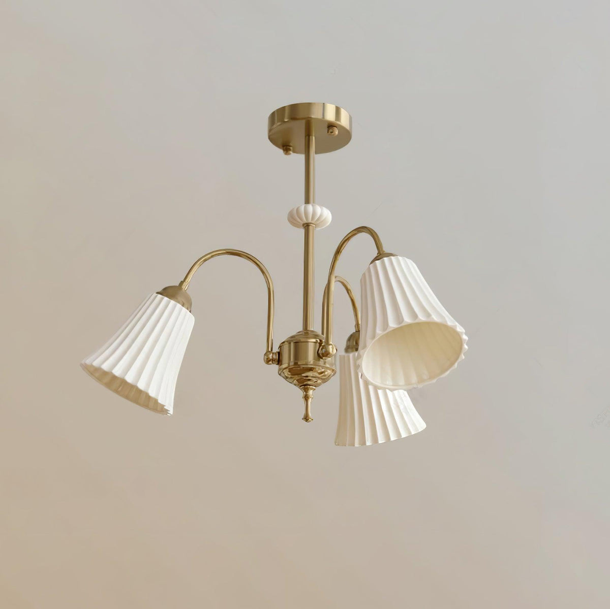 Silas Chandelier Vintage en Céramique - Neutralighting