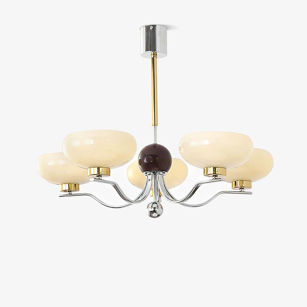 Titus Chandelier Vintage en Verre - Neutralighting