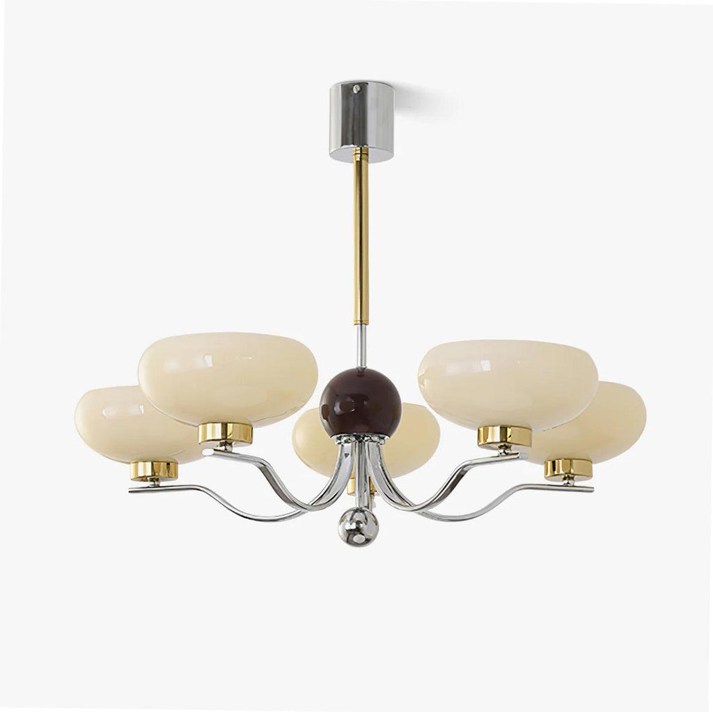 Titus Chandelier Vintage en Verre - Neutralighting