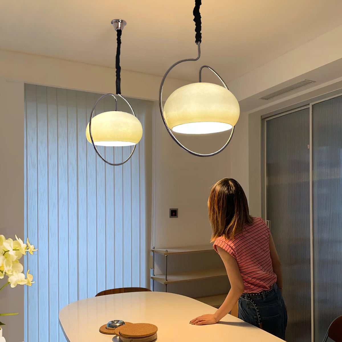 Celesticel Suspension en Verre Rétro - Neutralighting