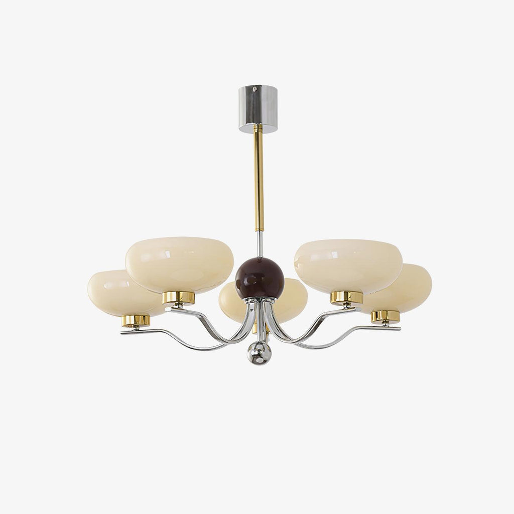Titus Chandelier Vintage en Verre - Neutralighting