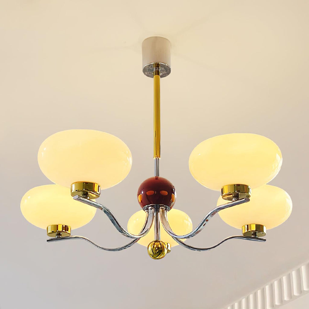 Titus Chandelier Vintage en Verre - Neutralighting