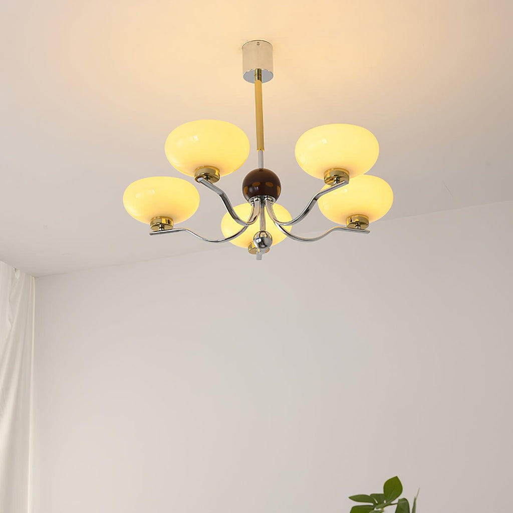 Titus Chandelier Vintage en Verre - Neutralighting
