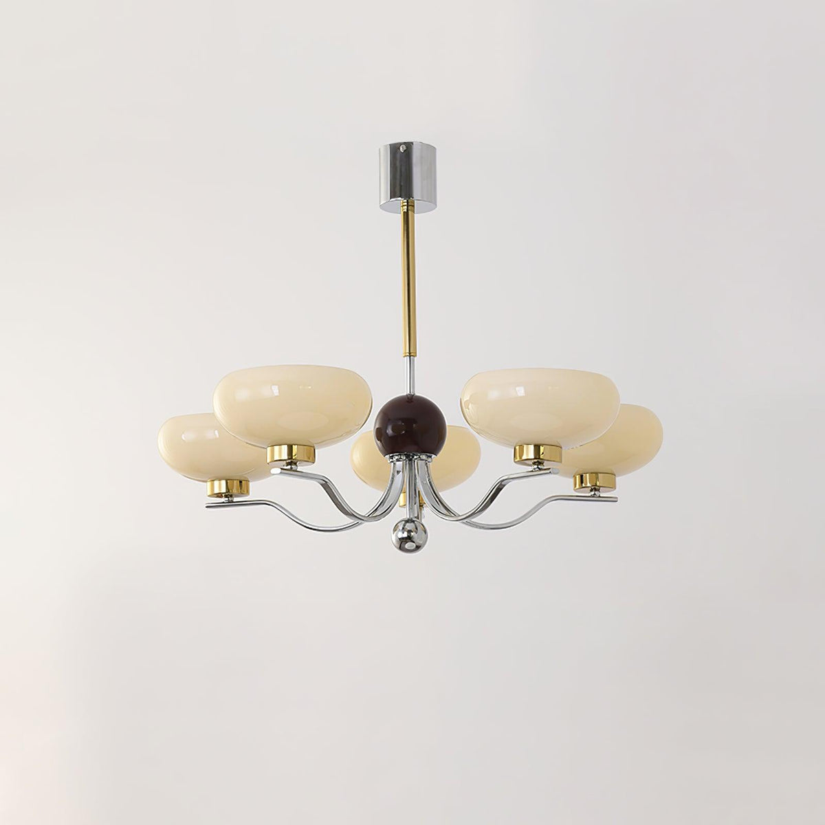 Titus Chandelier Vintage en Verre - Neutralighting