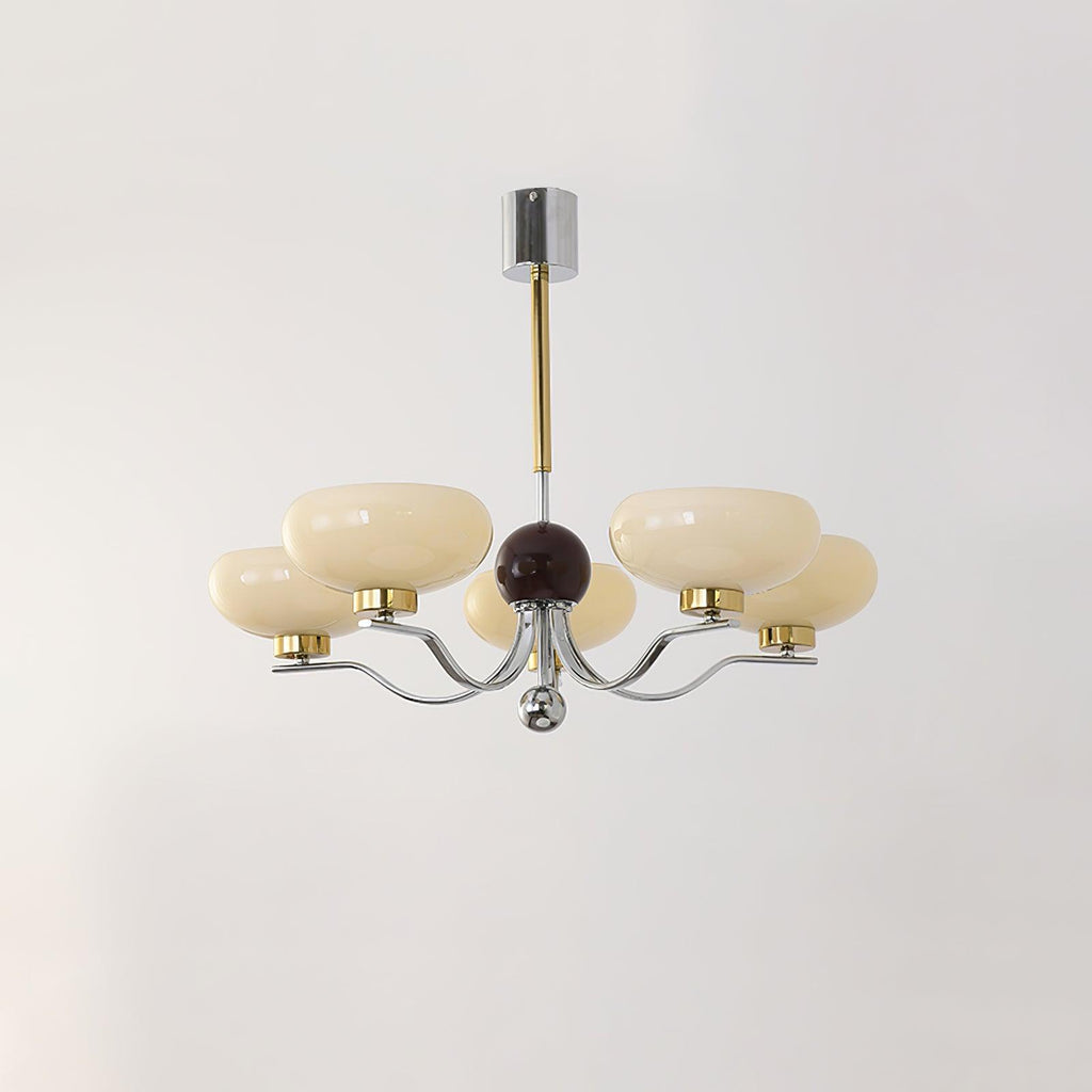 Titus Chandelier Vintage en Verre - Neutralighting