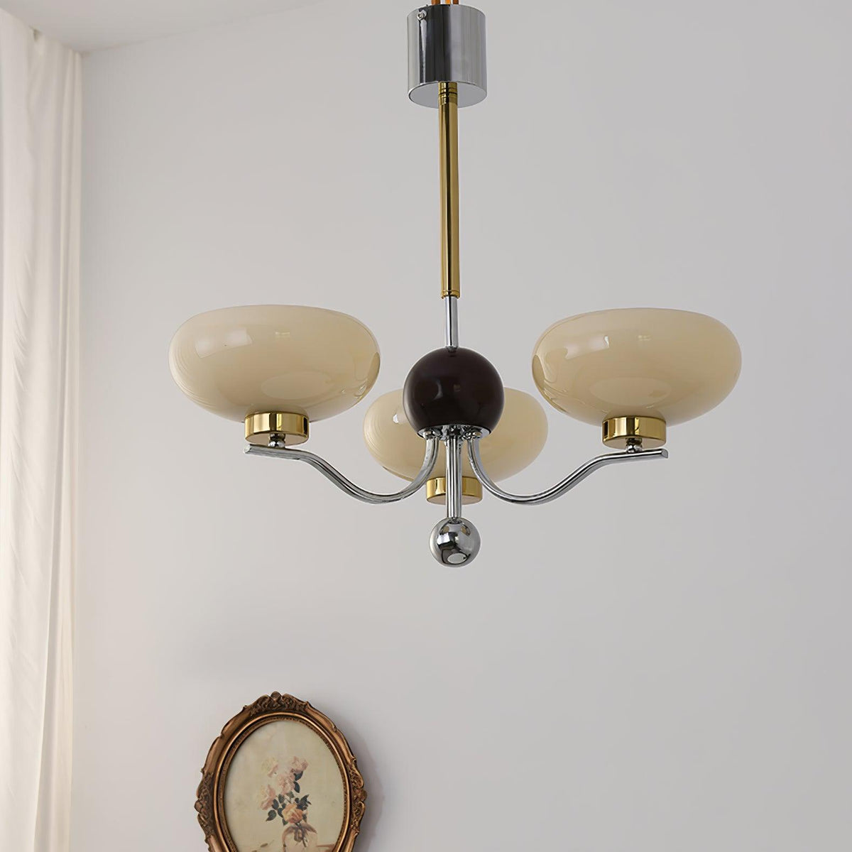 Titus Chandelier Vintage en Verre - Neutralighting