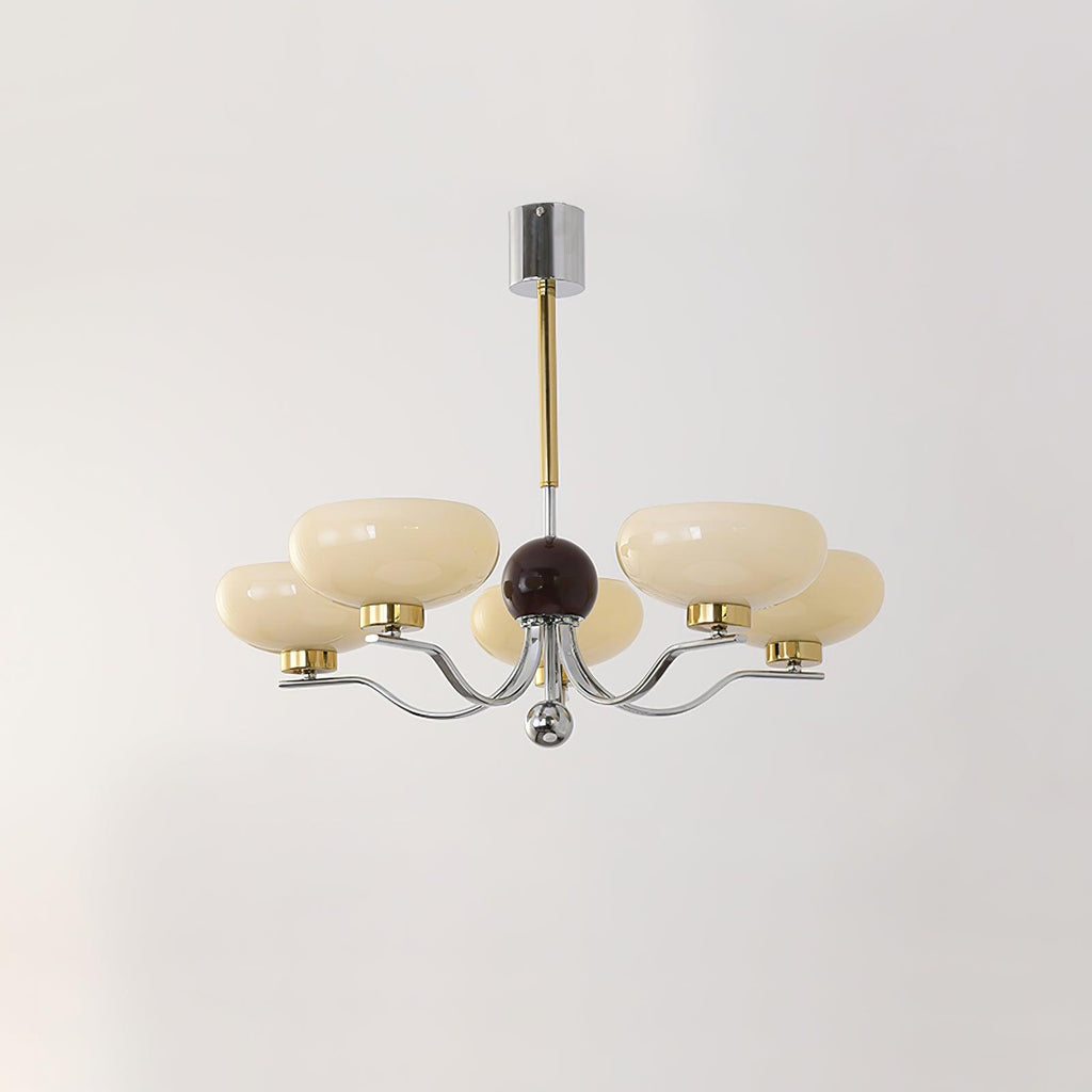 Titus Chandelier Vintage en Verre - Neutralighting