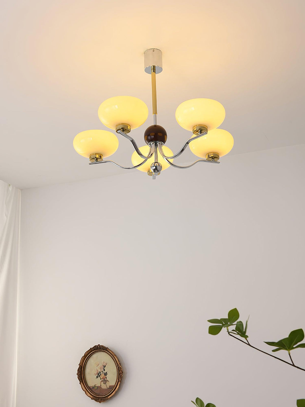Titus Chandelier Vintage en Verre - Neutralighting