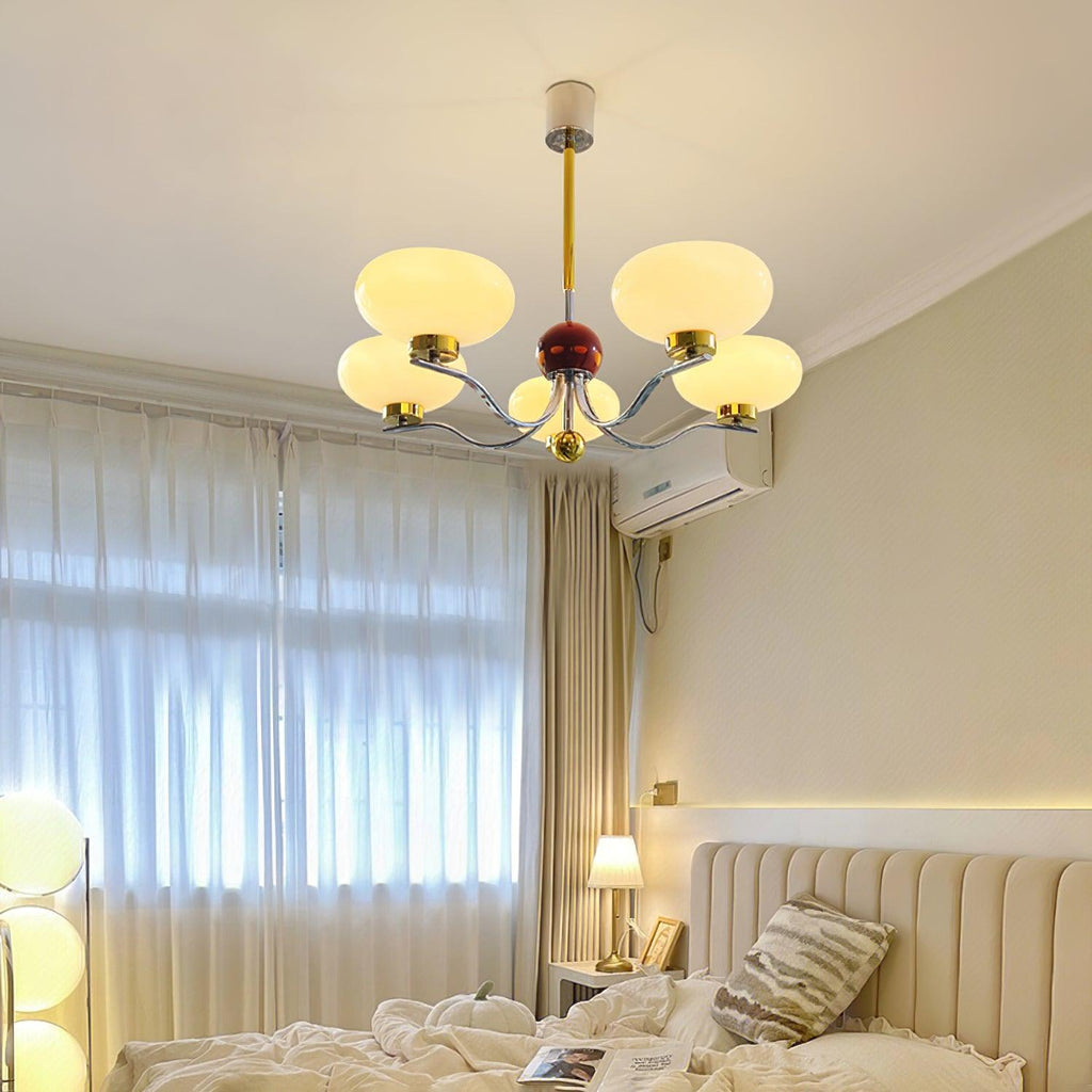 Titus Chandelier Vintage en Verre - Neutralighting