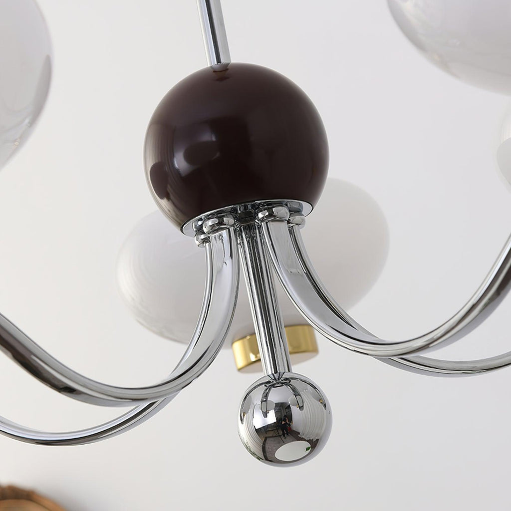 Titus Chandelier Vintage en Verre - Neutralighting