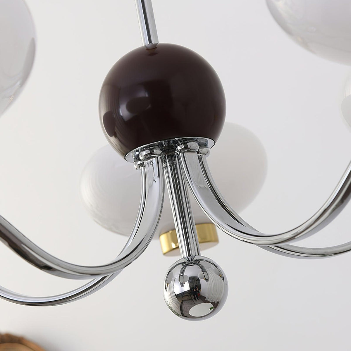Titus Chandelier Vintage en Verre - Neutralighting