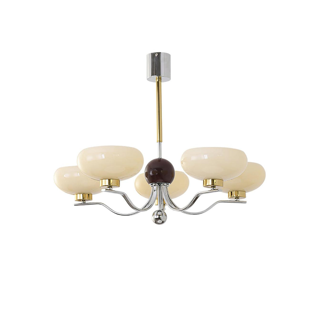 Titus Chandelier Vintage en Verre - Neutralighting
