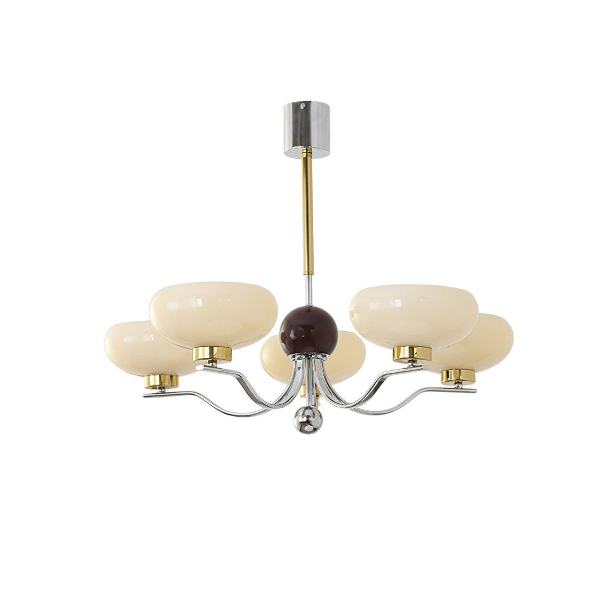 Titus Chandelier Vintage en Verre - Neutralighting