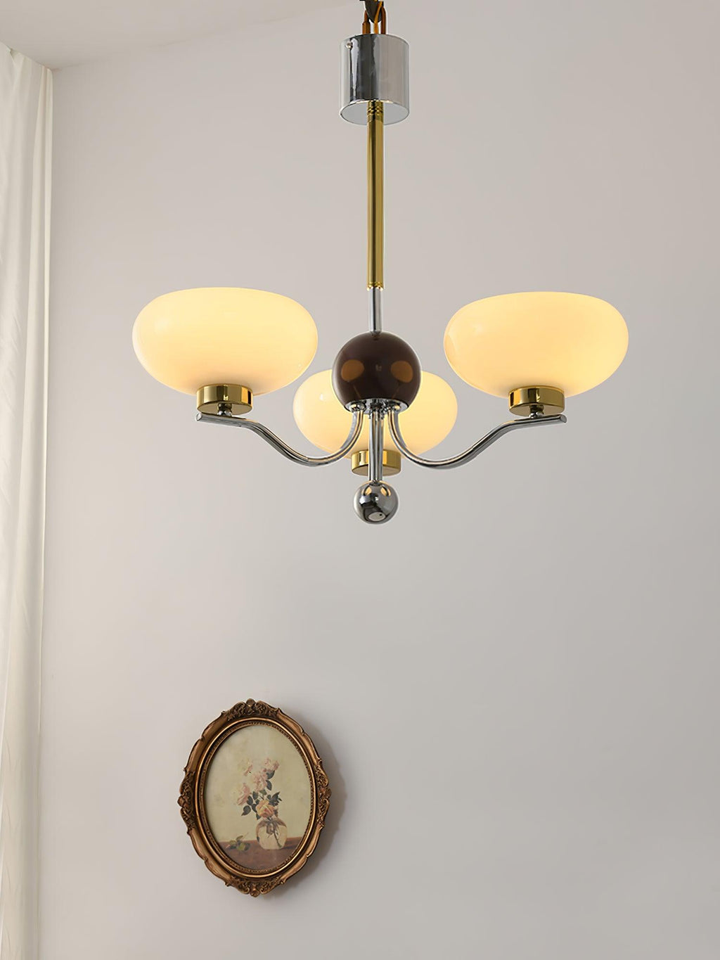 Titus Chandelier Vintage en Verre - Neutralighting