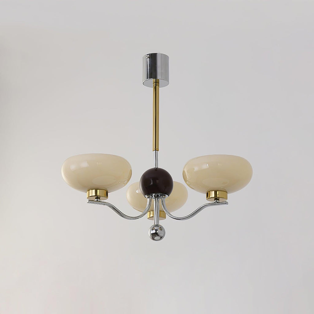 Titus Chandelier Vintage en Verre - Neutralighting