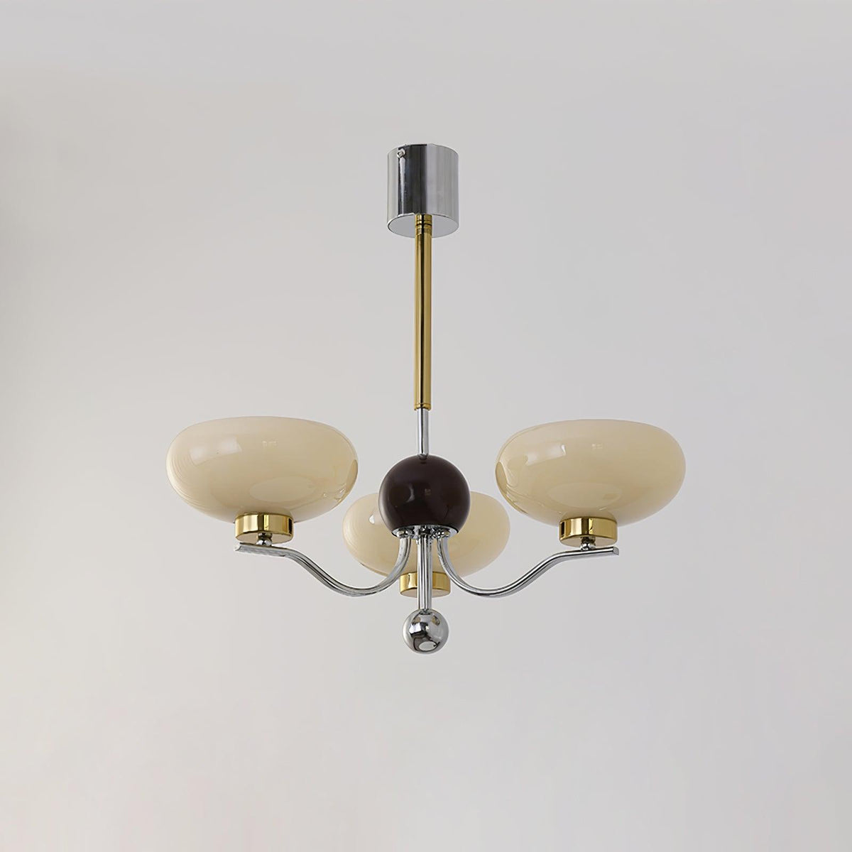 Titus Chandelier Vintage en Verre - Neutralighting