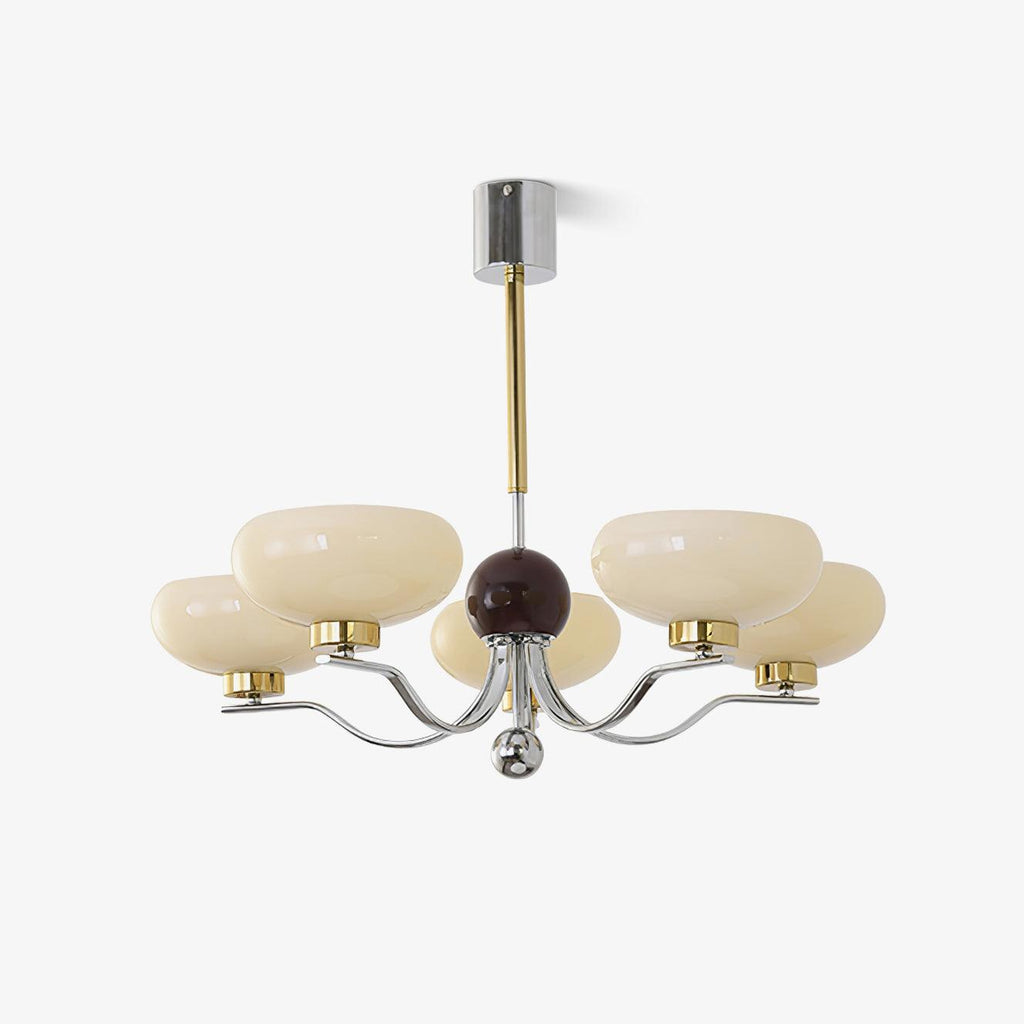 Titus Chandelier Vintage en Verre - Neutralighting