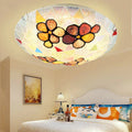 Tiffany Moderne LED Plafonnier Verre/Métal Salon/Chambre À Coucher - Neutralighting