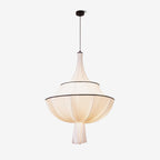 Meduse Lampe Suspendue Tissu Plissé Superposé - Neutralighting