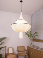 Meduse Lampe Suspendue Tissu Plissé Superposé - Neutralighting