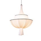 Meduse Lampe Suspendue Tissu Plissé Superposé - Neutralighting