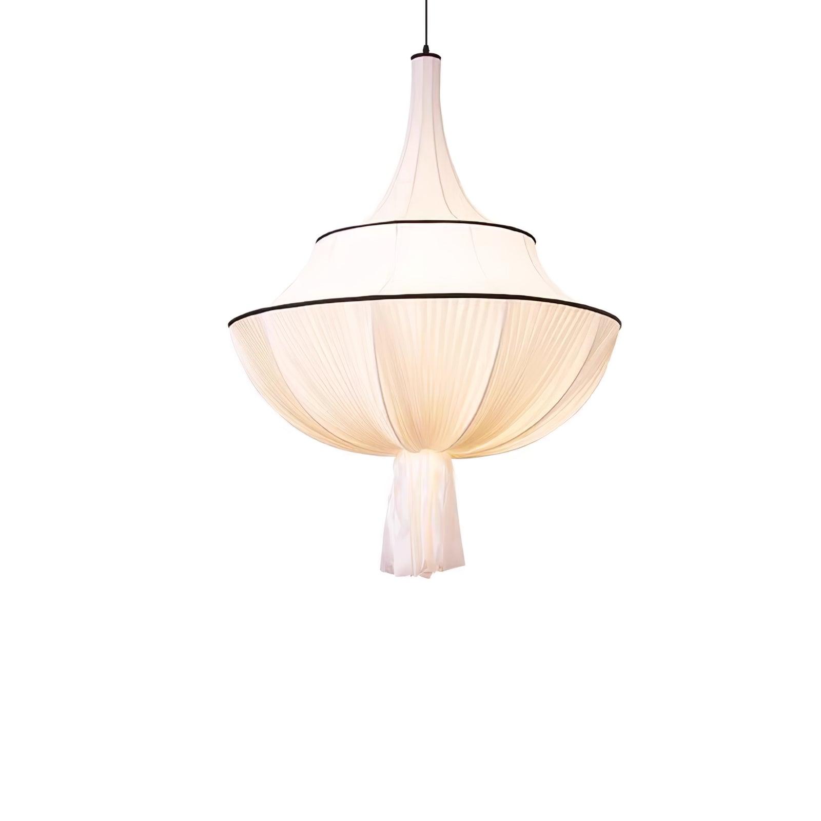 Meduse Lampe Suspendue Tissu Plissé Superposé - Neutralighting