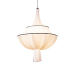 Meduse Lampe Suspendue Tissu Plissé Superposé - Neutralighting