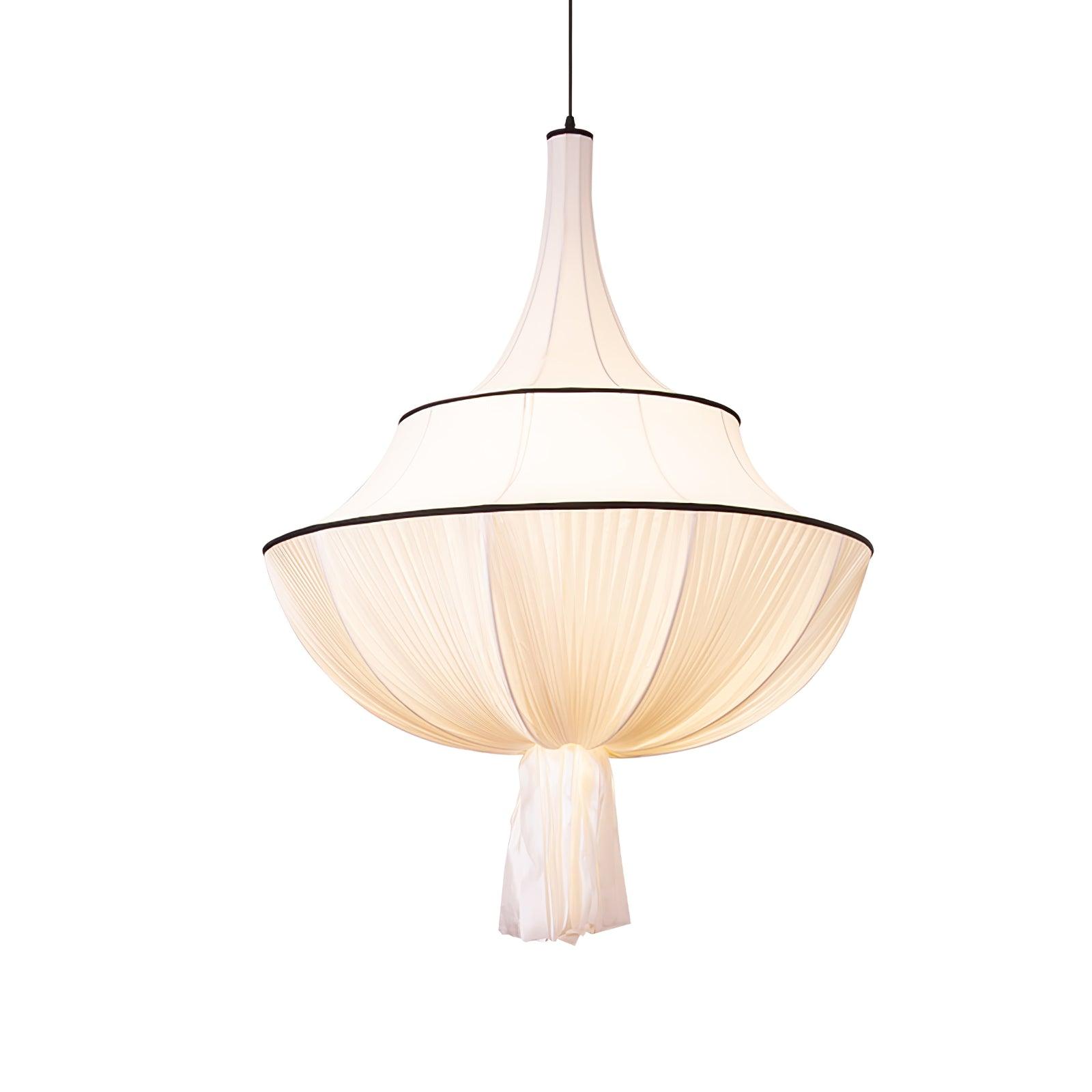 Meduse Lampe Suspendue Tissu Plissé Superposé - Neutralighting