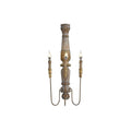 Vevenir Applique Murale Bois Bougie Vintage - Neutralighting