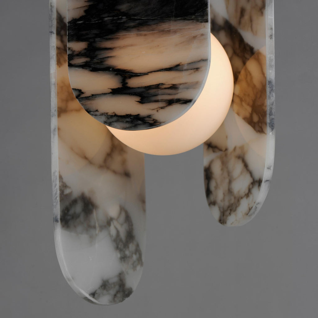 Cevynarae Suspension Marbre Verre Minimaliste Moderne - Neutralighting
