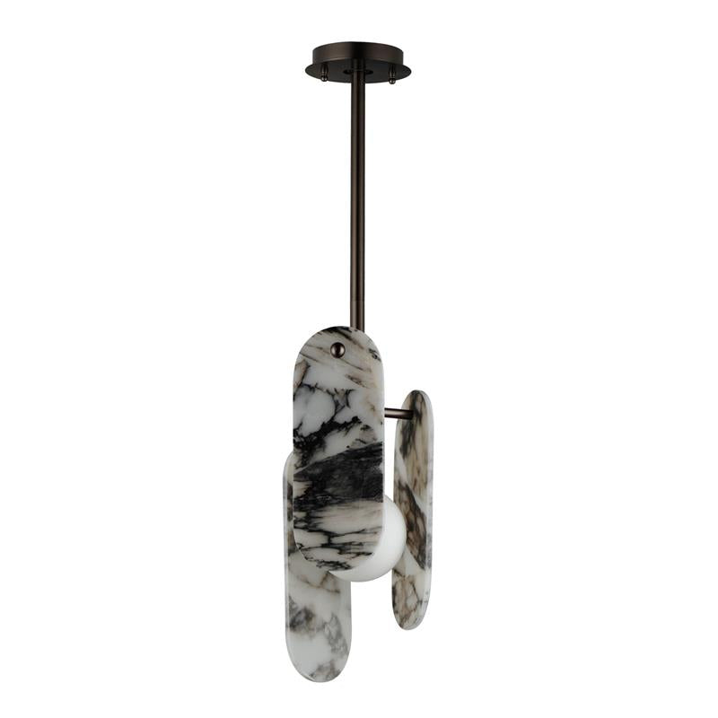 Cevynarae Suspension Marbre Verre Minimaliste Moderne - Neutralighting