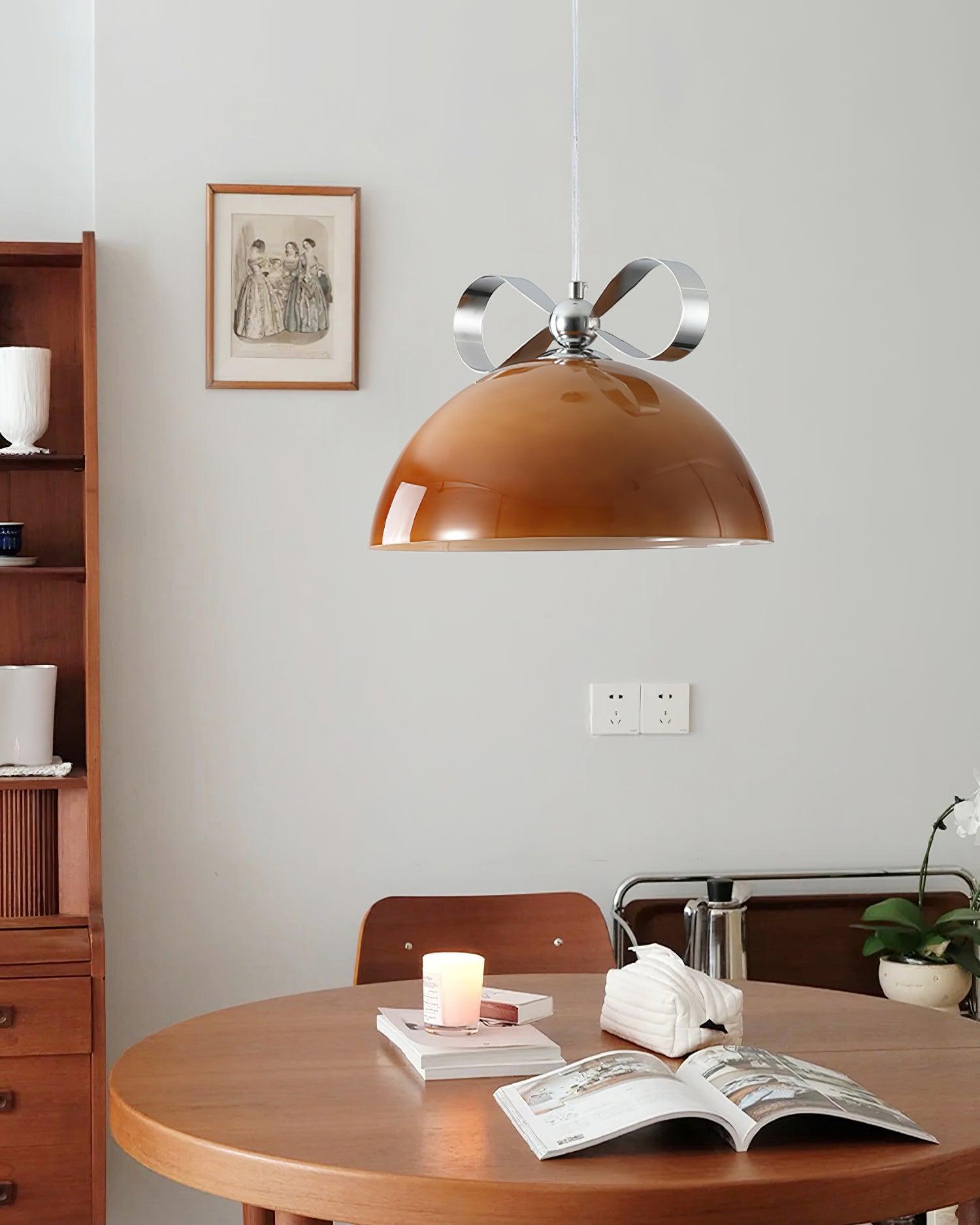 Lustra Suspension Verre Ambre Salle à Manger - Neutralighting
