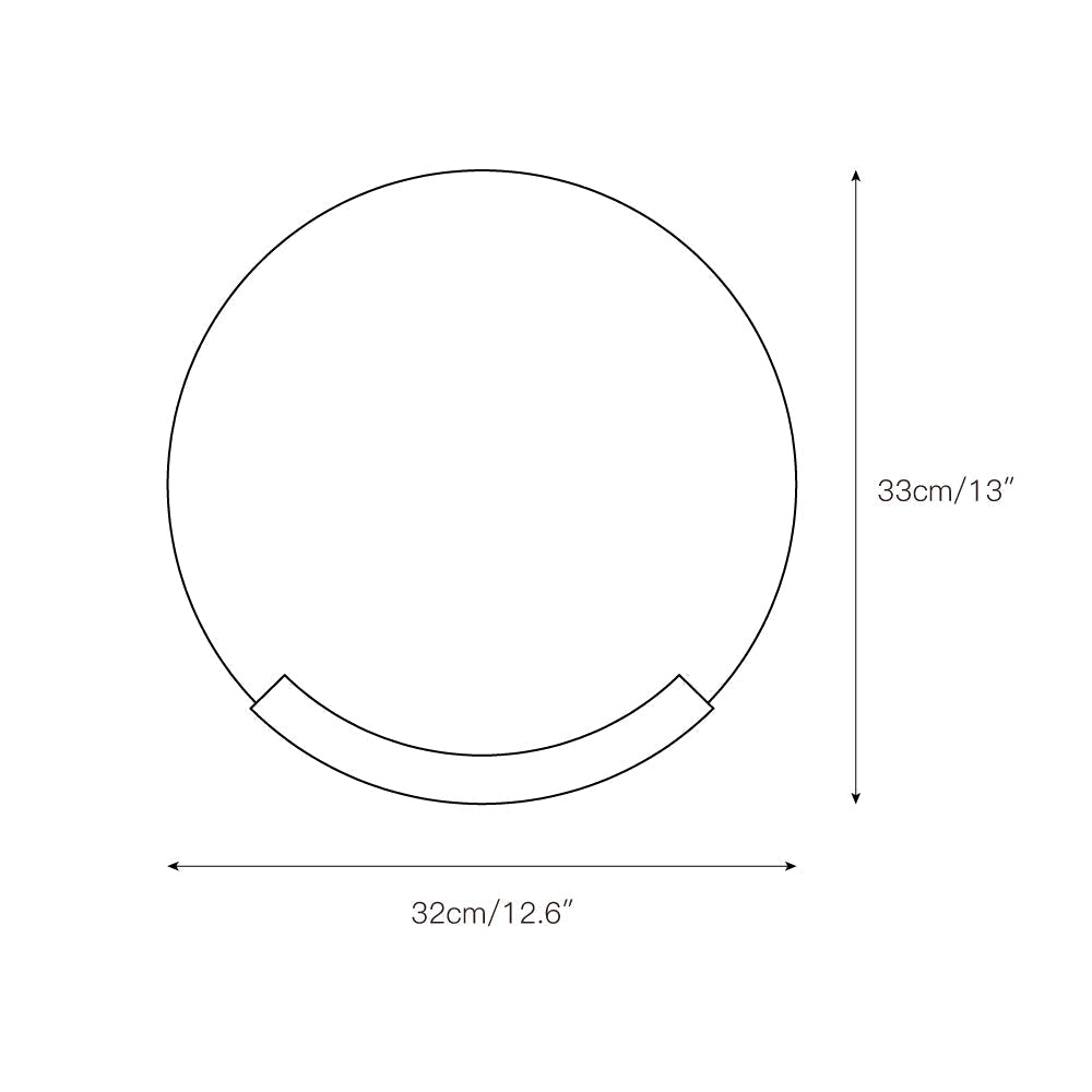 Avsolisra Applique Murale Ronde Albâtre Minimaliste - Neutralighting